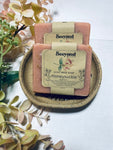 Honeysuckle Goats Milk Soap w/ rose kaolin clay